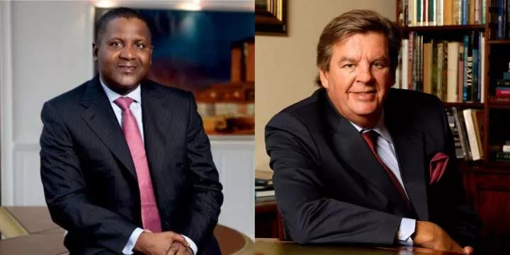 Dangote re-emerges as Africa's Richest Man, displaces Johann Rupert to top Forbes list