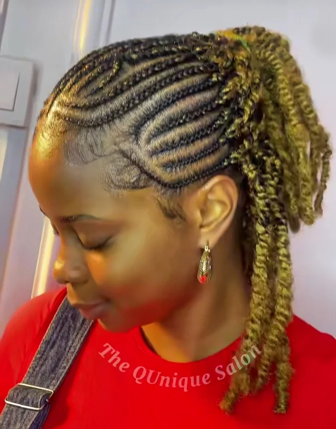 Scintillating braids that really rocks.