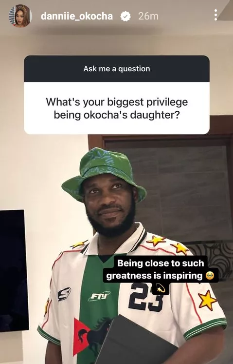 Being close to such greatness is inspiring - Daniella Okocha opens up on her biggest privilege as Jay Jay Okocha