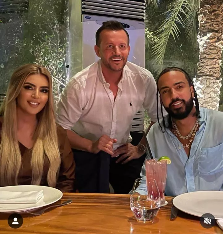 Dubai Princess who divorced husband on Instagram one year after their wedding is seen out with American rapper French Montana (photos)