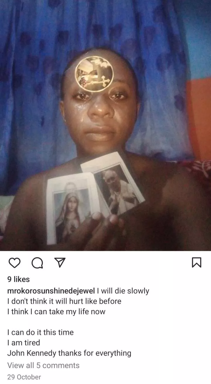 Nigerian reality star reportedly attempts suicide after series of posts crying for help
