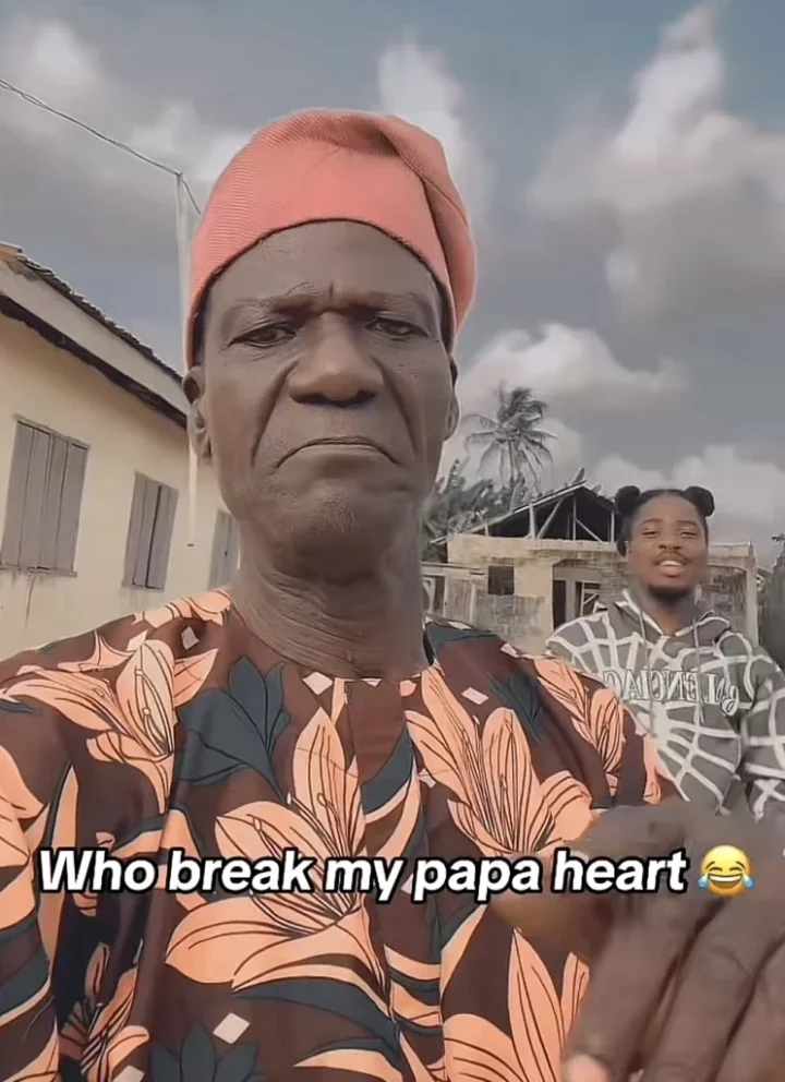 "Who break my papa heart?" - Young man questions as his father sings heartbreak song word for word