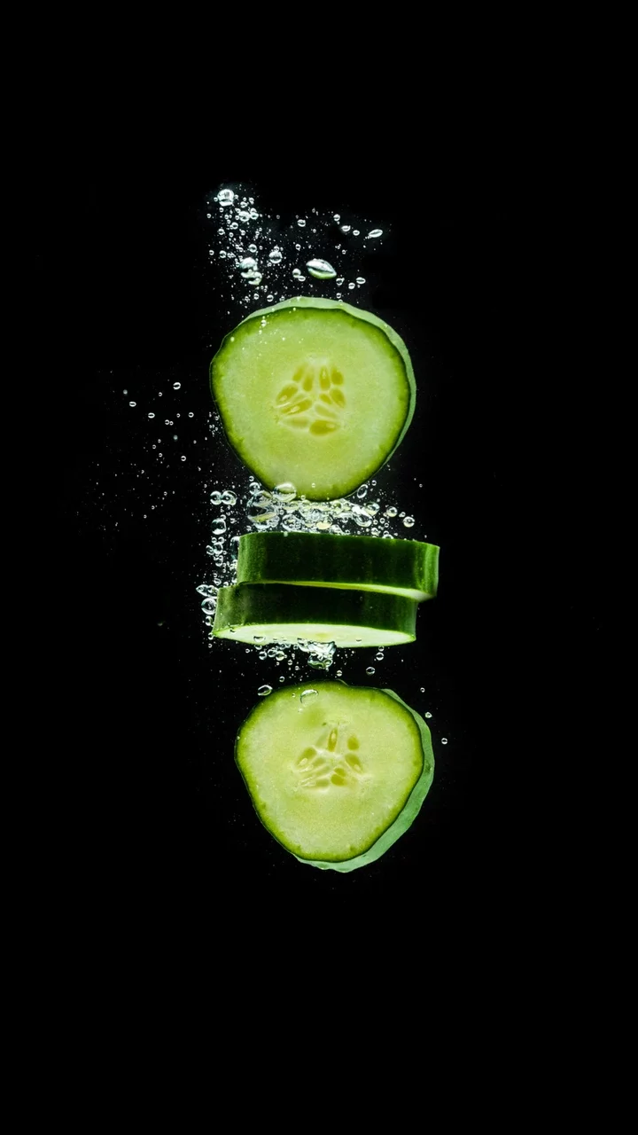 Cucumber slices