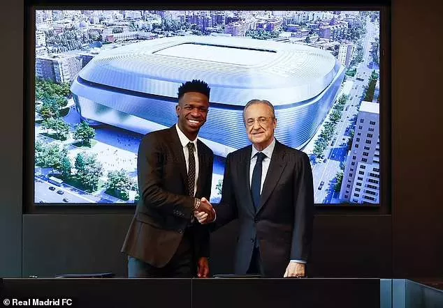 Vinicius Jr signs new four-year deal with Real Madrid to stay at the club until June 2027