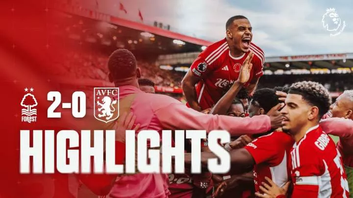 Nottingham Forest 2 - 0 Aston Villa (Nov-5-2023) Premier League Highlights