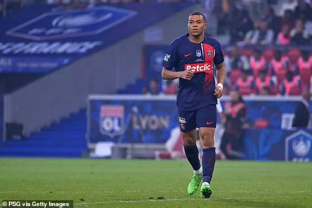 Footballer Kylian Mbappe issues his former club PSG 