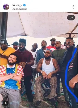 Israel DMW posts throwback image of Davido's ex-lawyer editing him out of a group picture