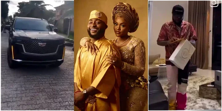 Moment Davido visits 10 friends to offer special invites them to his wedding