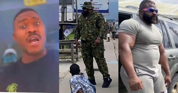 'If I catch you putting on that camouflage uniform again...' - Soldier dispatches stern warning to Kizz Daniel's bouncer