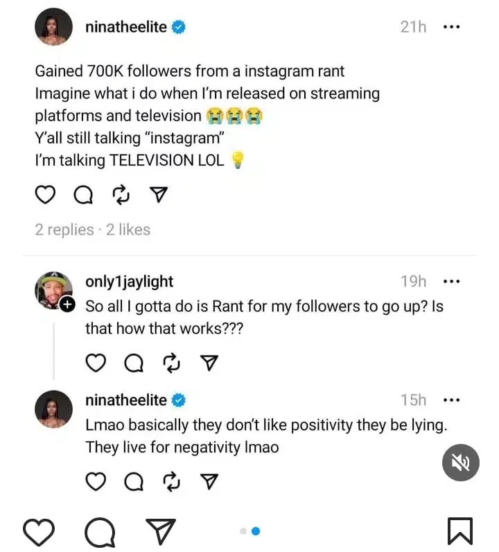 'I gained 700k IG followers by ranting about Davido; Nigerians love negativity' - Anita Brown