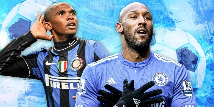 Samuel Eto'o and Nicolas Anelka