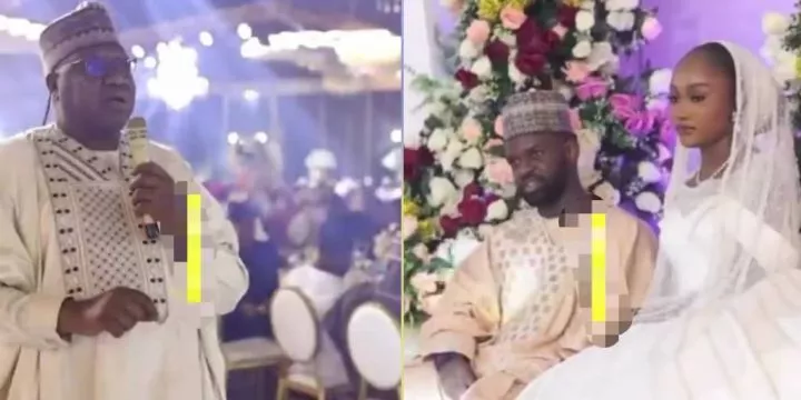 Bride's father advises groom at wedding that it's not his wife's duty to cook for him