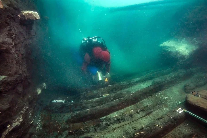 Archaeologists discovered a 2,200-year-old wreck of an ancient Egyptian ship that sank near the city