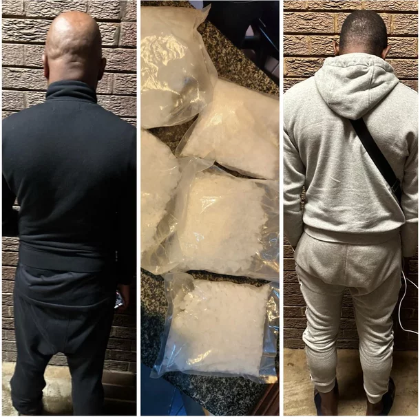 Nigerian and South African men arrested in Johannesburg hotel as police seize drugs worth over N53m