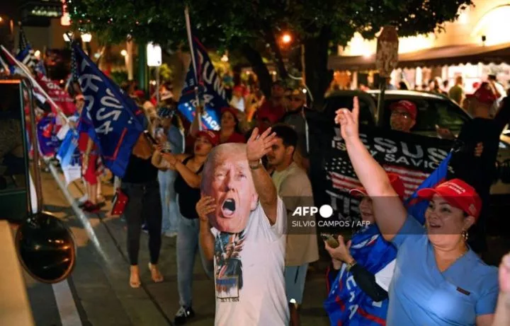 US Election: Trump supporters celebrate anticipated victory