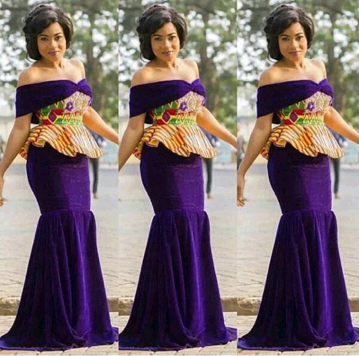 Gorgeous Ways to Create an Exclusive Look with Velvet and Ankara