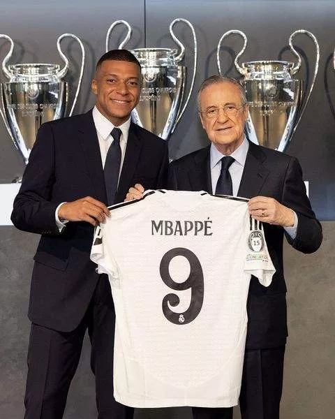 Kylian Mbappe will wear the number 9 jersey next season at Real Madrid.