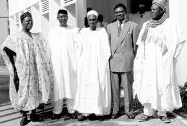 TRIP DOWN Memory LANE - December 19, 1958: Premiers Of Nigeria - These are  the faces of the Men of Destiny of Nigeria and the Southern Cameroons. From  left to right, they