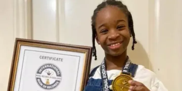 10 year old Nigerian breaks Guinness World Record for longest novel written by a child