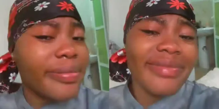 Lady in tears as boyfriend cancels wedding over her refusal to get pregnant first Lady in tears as boyfriend cancels wedding over her refusal to get pregnant first