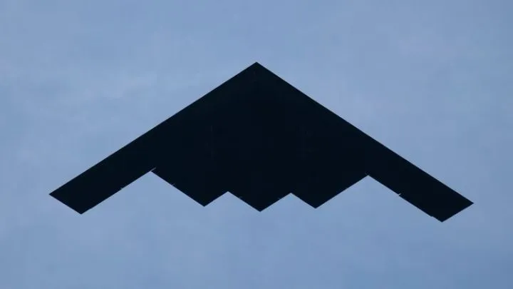 A B-2 stealth bomber flies over Washington DC during a 4 July celebration. File pic: AP