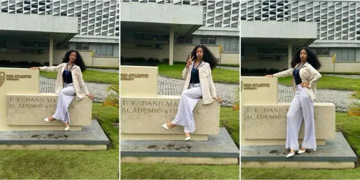 Danielle Edochie graduates from university in style, shares stunning photos Danielle Edochie graduates from university in style, shares stunning photos