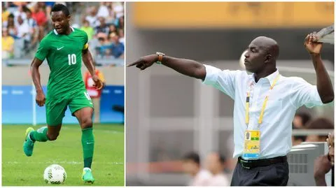 Mikel Obi and Samson Siasia.