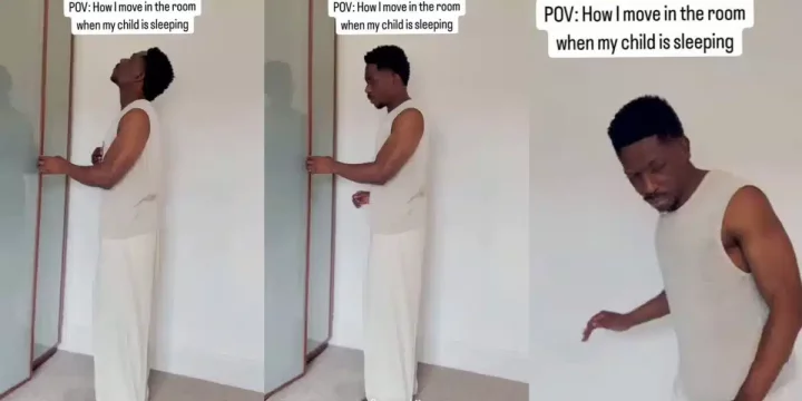 How I move around the room when my child is sleeping - Moses Bliss How I move around the room when my child is sleeping - Moses Bliss