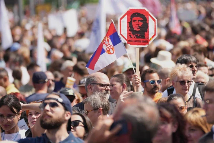 Serbia's protesting students demand a snap election Serbia's protesting students demand a snap election