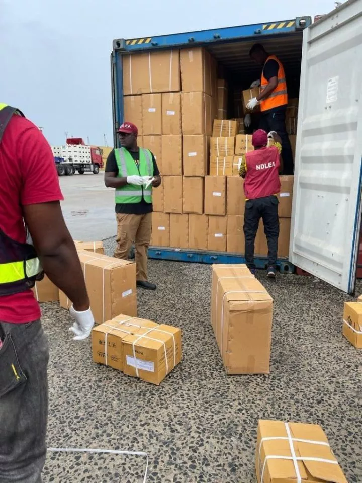 NDLEA Intercepts N6.5bn Opioids In Lagos, Rivers Ports, Arrests Two British Nationals (Photos)