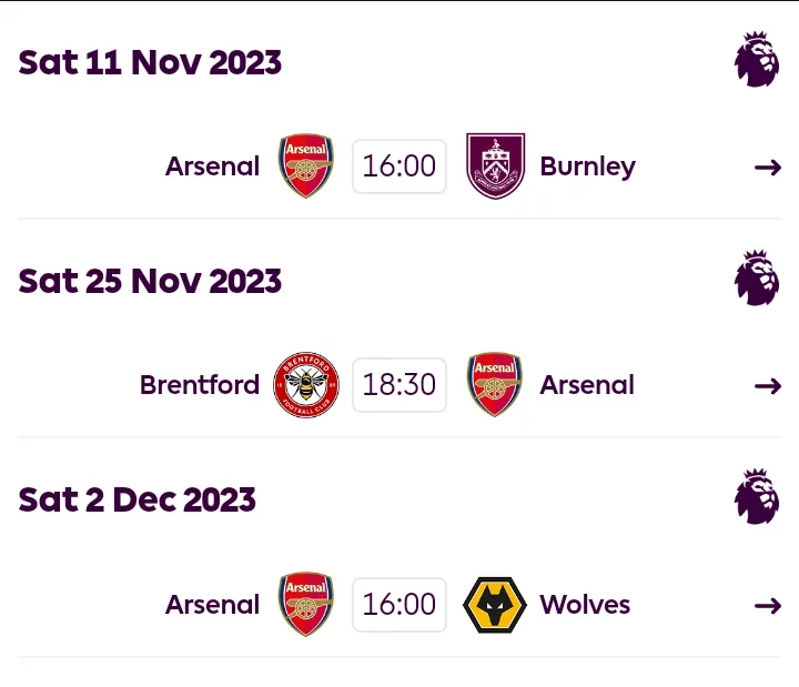 Arsenal's Next 3 EPL Fixtures Likely to See Them on a Winning Streak & Back in the Title Race