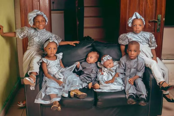 Nigerian couple welcomes third set of twins in four years