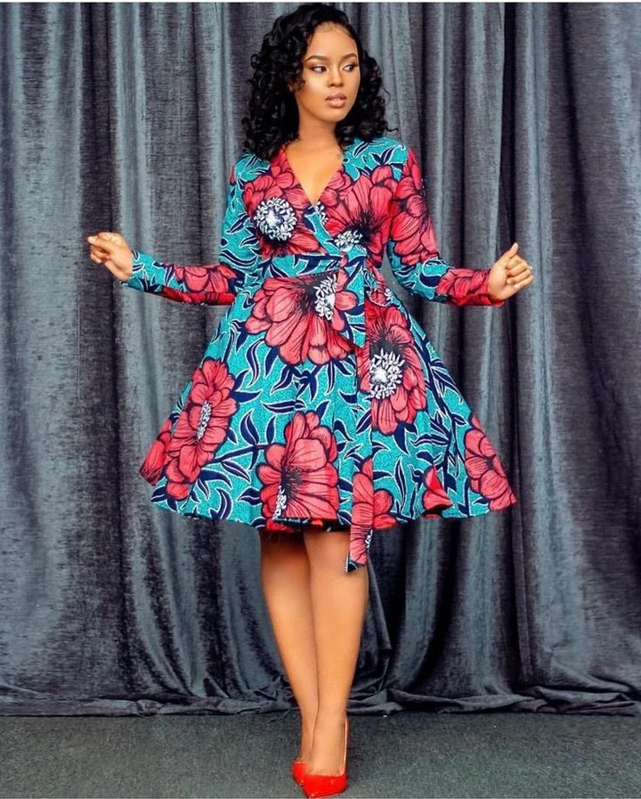 Simple And Classy Ankara Short Gowns For Women