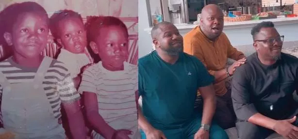 Singer Dr Sid and his brothers recreate their childhood photo forty years after