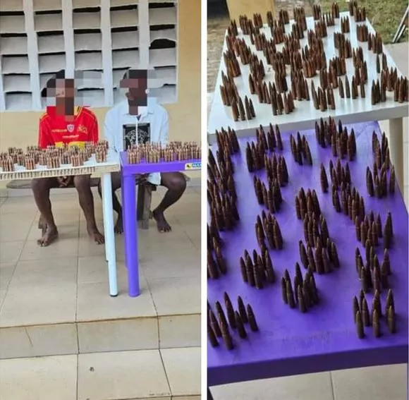 Police Arrest Two Suspected Armed Robbers And Kidnappers With 968 Rounds Of AK-47 Ammunition In Delta