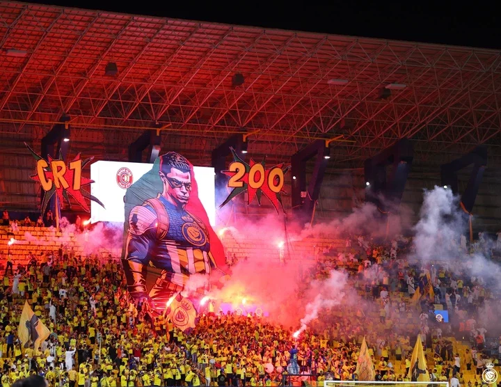 Reactions as Cristiano Ronaldo thanks Al Nassr fans for their tribute to him during Damac FC game.