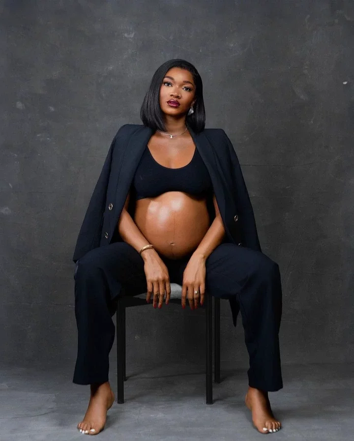 Actress Wofai Fada expecting first child with husband (photos)