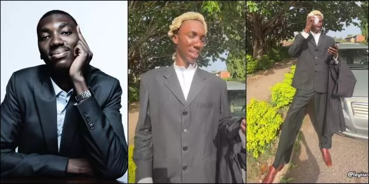 Layi on how his grandfather handed him suits and shoes he uses for skits