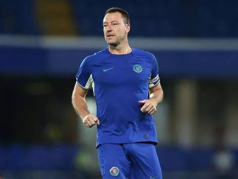 John Terry during a friendly game between Chelsea legends and Bayern Munich legends