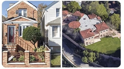 The Homes of World Celebrities Before and After Fame