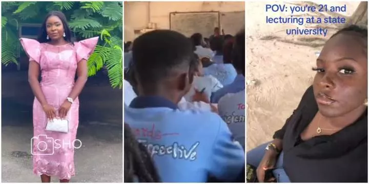 Video of 21-year-old female lecturer teaching at a Nigerian university causes buzz online