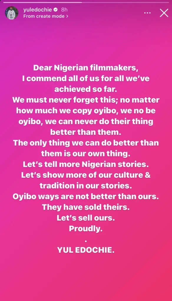 'No matter how much we copy oyibo, we can never be better than them