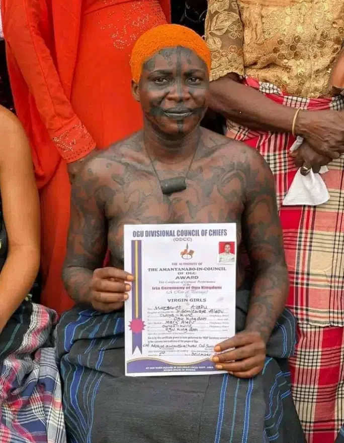 Virgins initiated into womanhood in Rivers