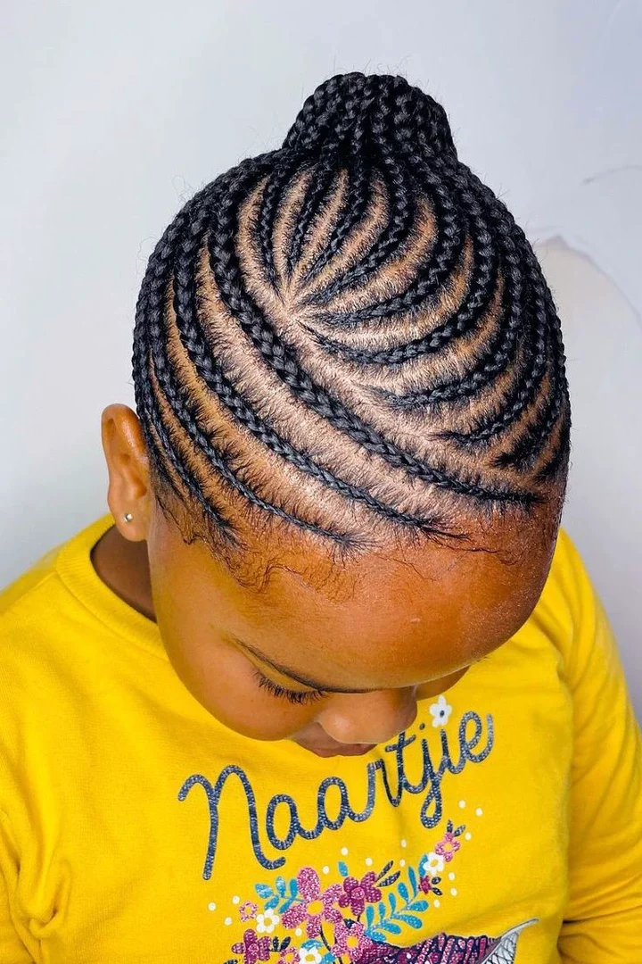 Beautiful Cornrow Hairstyles for Kids.