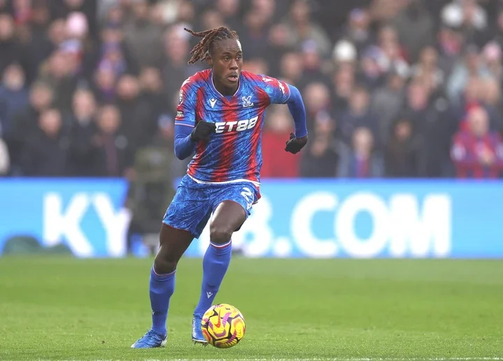 Trevor Chalobah of Crystal Palace controls the ball during the Premier League match between Crystal Palace FC and Southampton FC at Selhurst Park o...