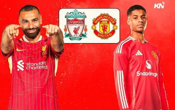 Live match between Liverpool and Manchester United: lineups and team news