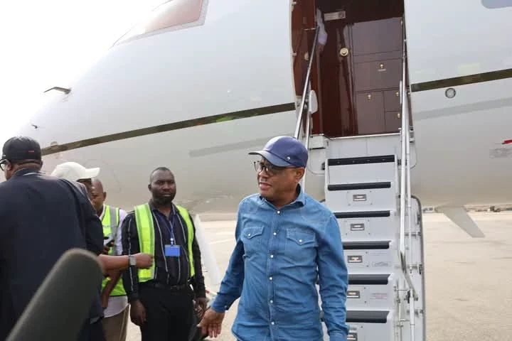 FCT Minister Nyesom Wike Returns to Nigeria After Official Visit to Milan [Photos]