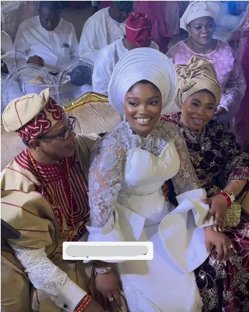 Tope Alabi's daughter secretly weds, videos leak online