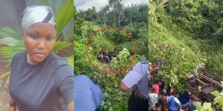Lady narrates Osun tragedy as driver sleeps off, crashes cow truck