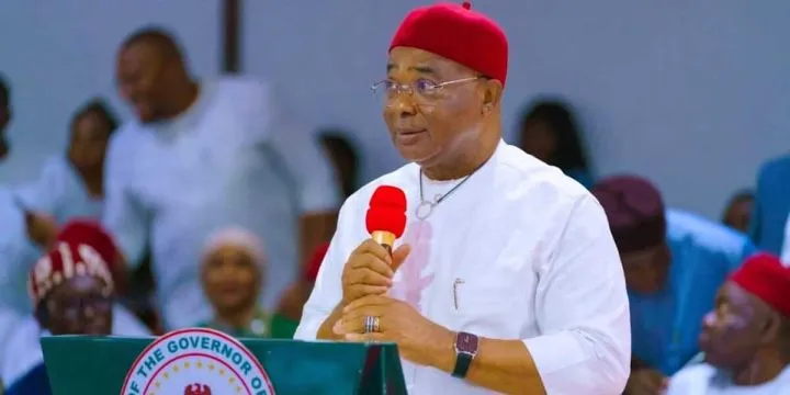 Hope Uzodinma confuses Tinubu for late Buhari in condolence speech Hope Uzodinma confuses Tinubu for late Buhari in condolence speech